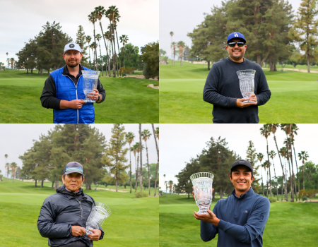 2025 SCGA Amateur Net Championship Champion - Jack Hussain (Arroyo); Kyle Ludington (Mission); Marcus Corona (Pacific); John Kim (San Andreas)