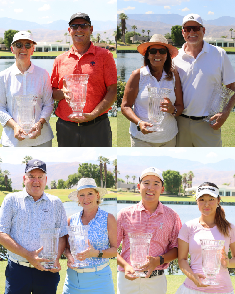 2025 SCGA Mixed Team Championships Champion - Fay Jia / Steven Yang (Arroyo); Mary Budke / Doug Logan (Mission); Brenda McQuiggan / Tim McQuiggan (Pacific); Debby Waitschies / Richard Waitschies (San Andreas)
