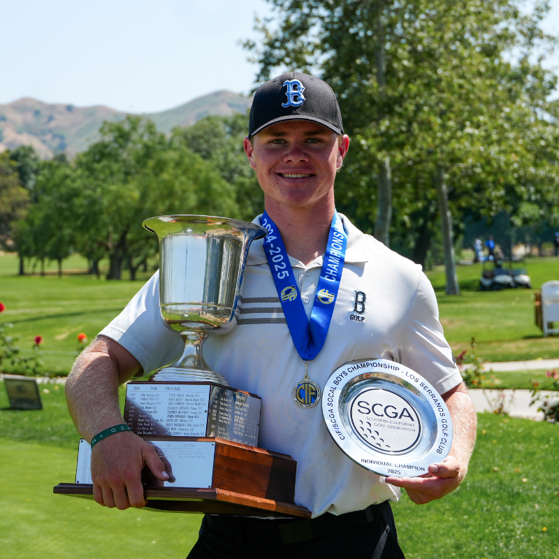 2025 CIF-SCGA So Cal Boys High School Championship Champion - Brady McHenry (Individual) / La Serna HS (Team)